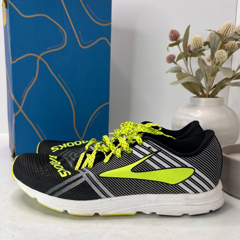Brooks Hyperion PropelME Neutral Running Sneaker Black/White/Nightlife Men's 10D